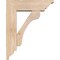Ekena Millwork Legacy Traditional Smooth Bracket w/ Offset Brace, Douglas Fir, 5 1/2"W x 16"D x 20"H BKT0604X16X20LEC01SDF - alternate 2